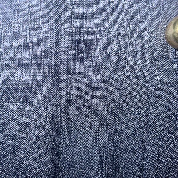 Vintage Kasper for A.S.L. Navy Button Front‎ Sheath Dress Career Size 8 - Picture 3 of 14